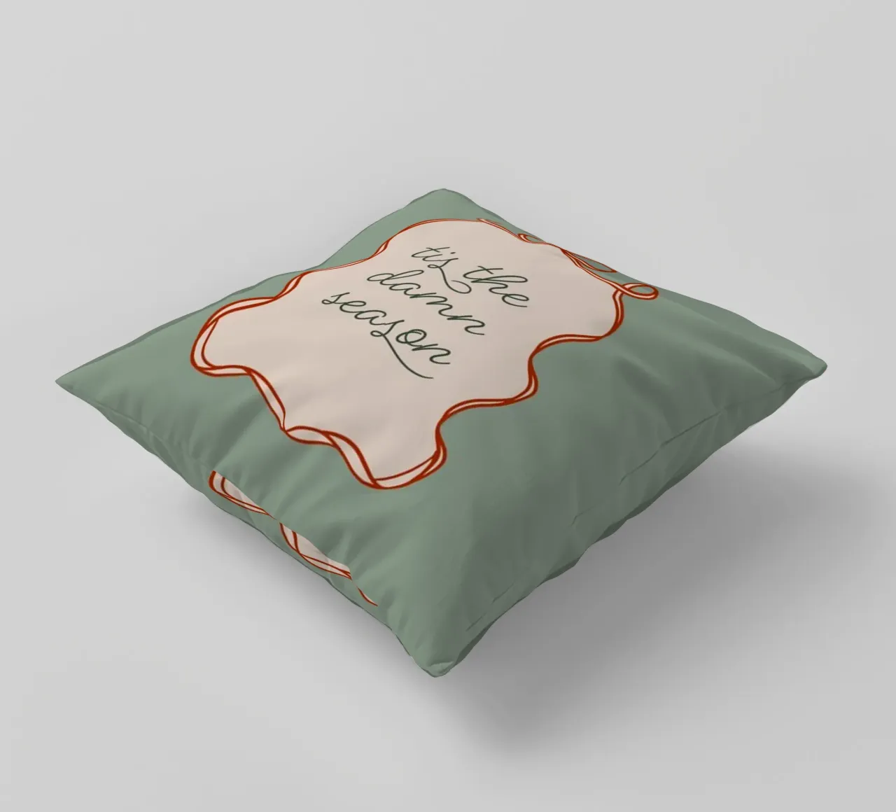 Questa è la stagione dei dannati cuscino da Winter Whispers