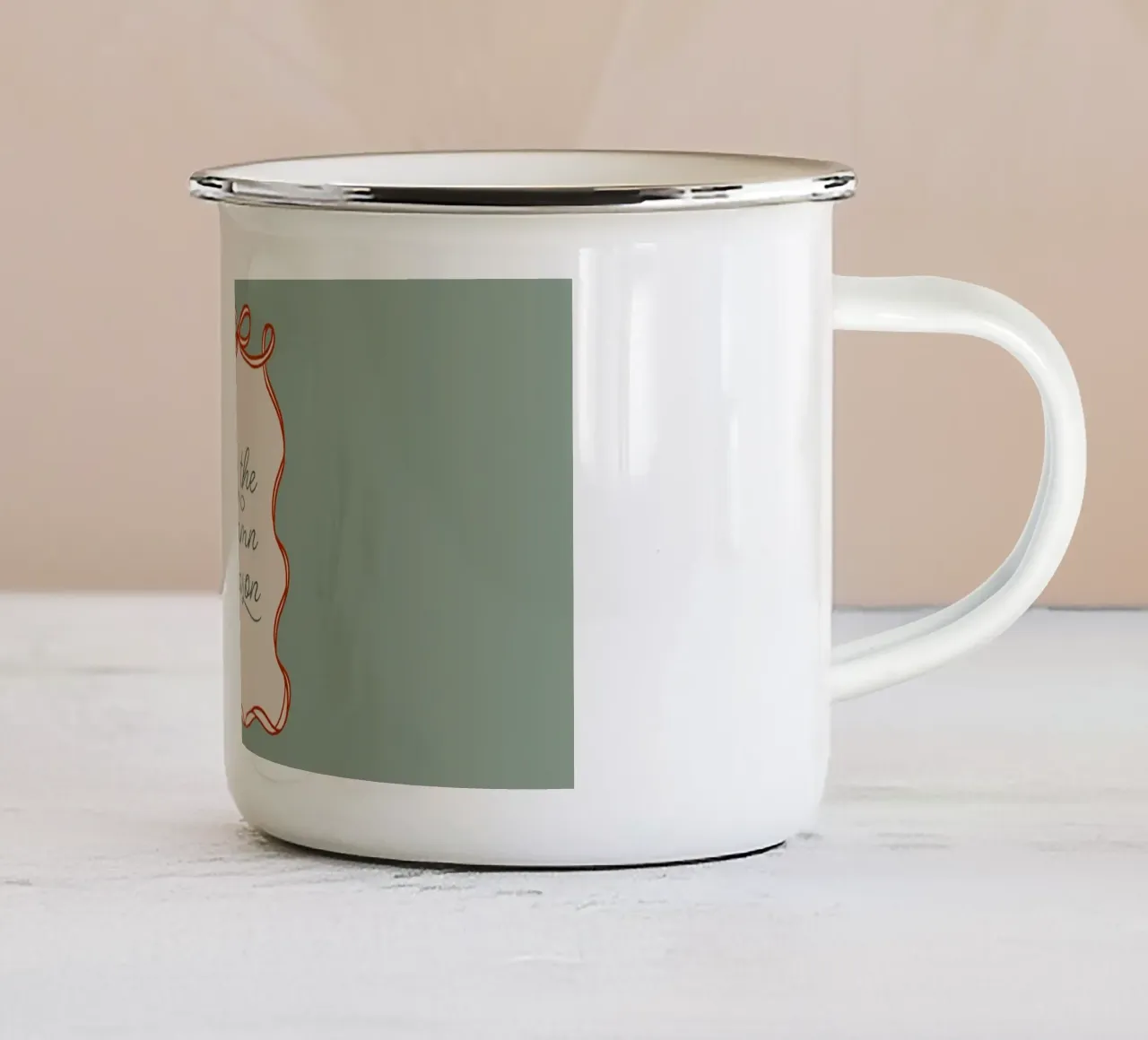 Questa è la stagione dei dannati tazza in smalto da Winter Whispers