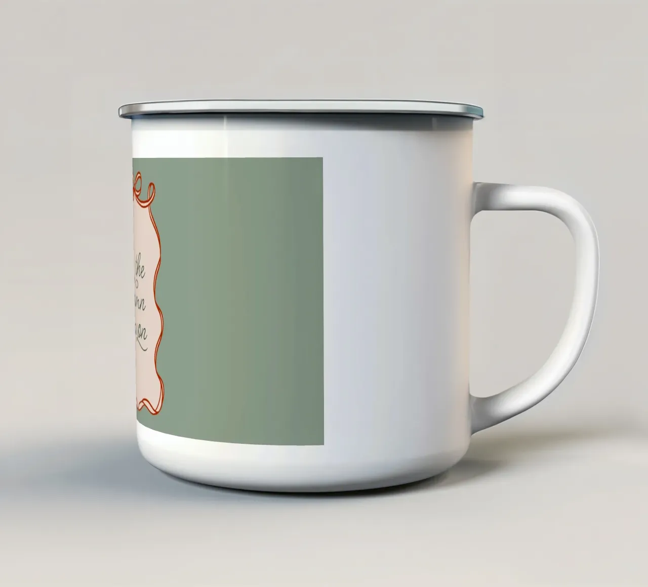 Questa è la stagione dei dannati tazza in smalto da Winter Whispers