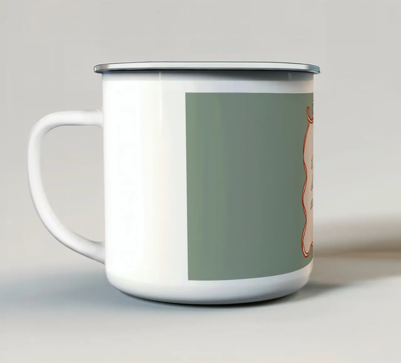 Questa è la stagione dei dannati tazza in smalto da Winter Whispers