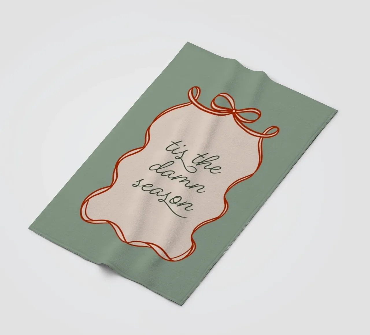 Questa è la stagione dei dannati coperta in pile da Winter Whispers