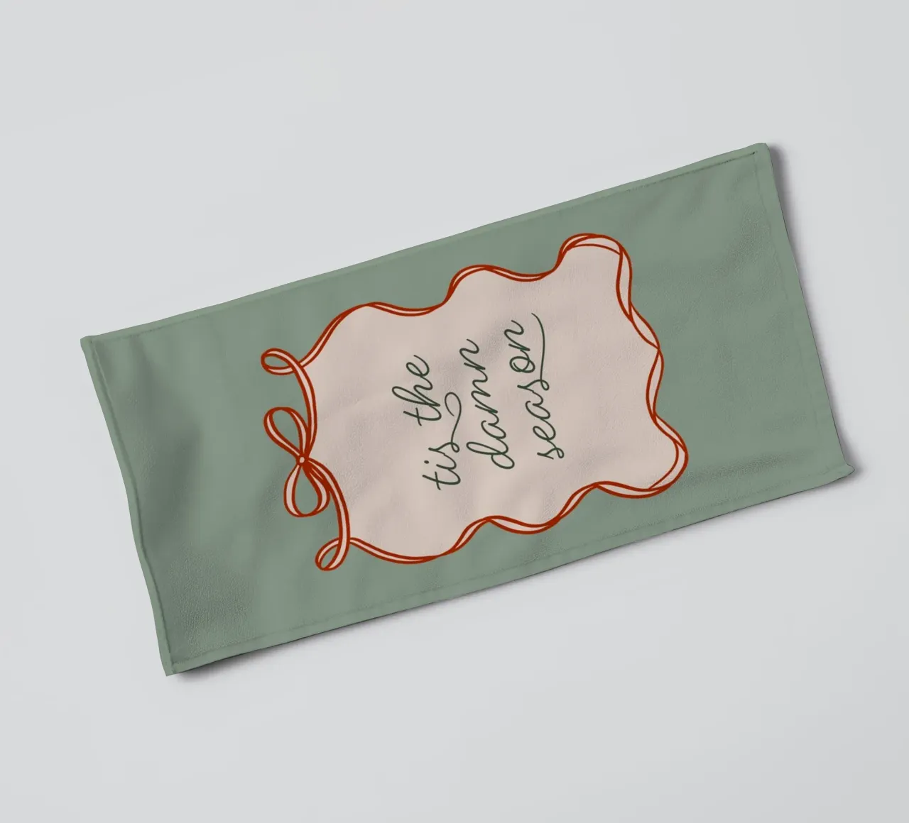 Questa è la stagione dei dannati asciugamano da bagno da Winter Whispers