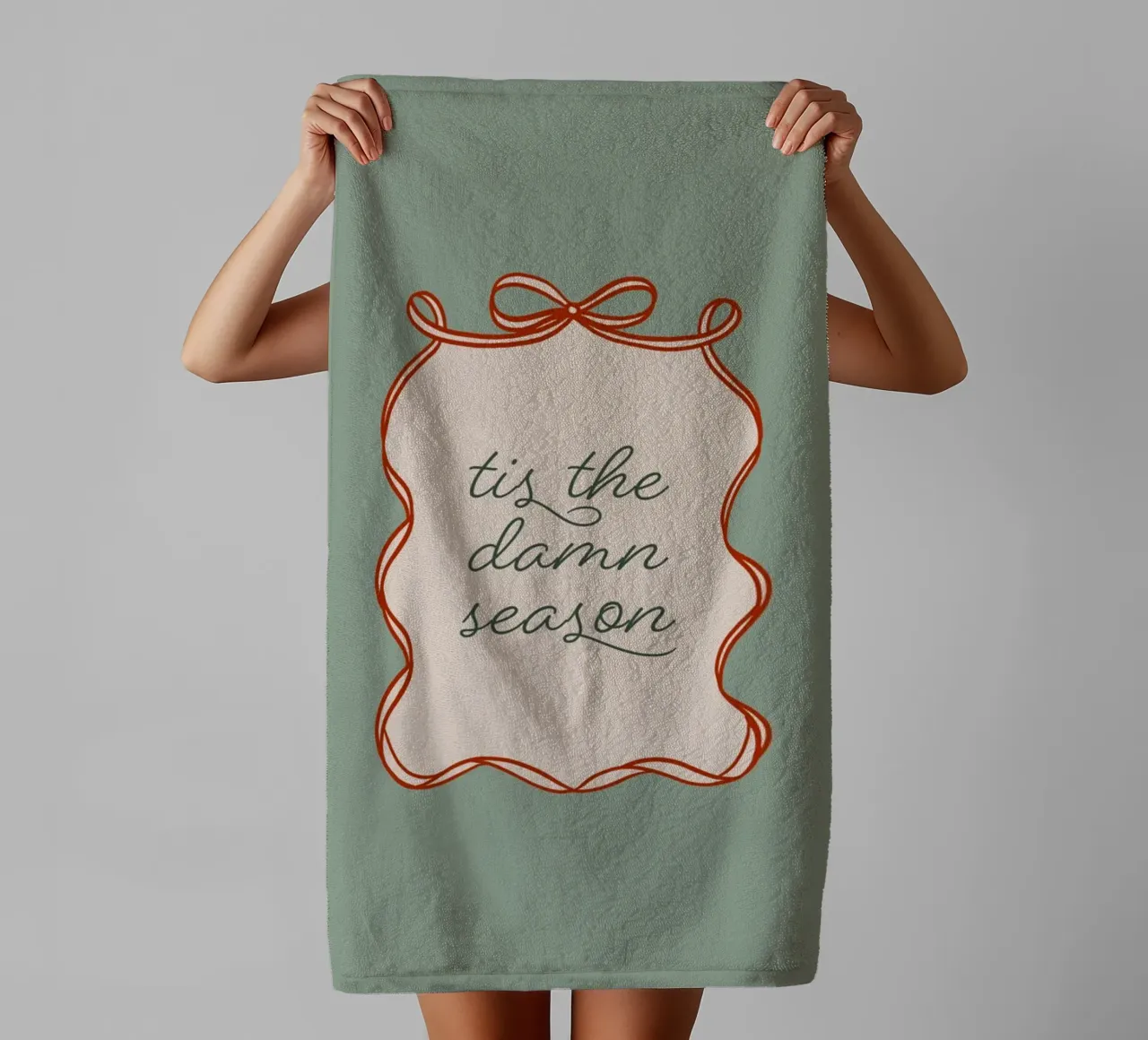 Questa è la stagione dei dannati asciugamano da bagno da Winter Whispers