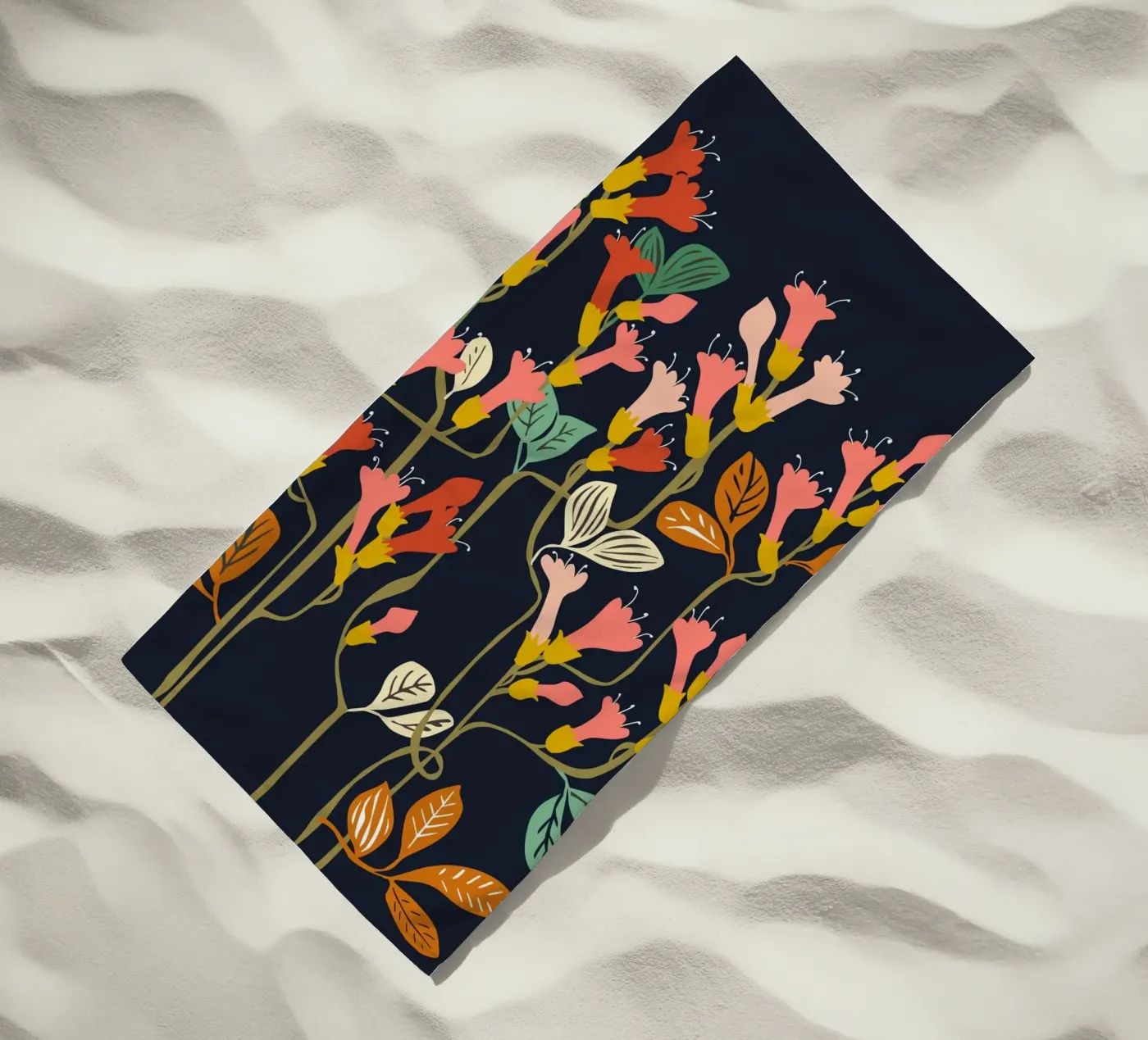 Fuchsia Flower affection serviette de plage de annick