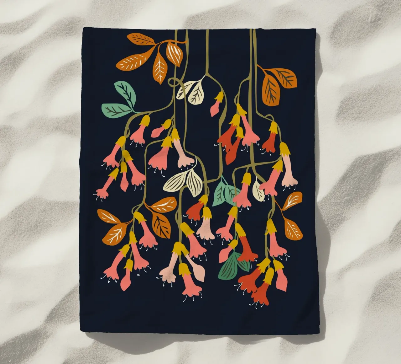 Fuchsia Flower affection telo mare da annick