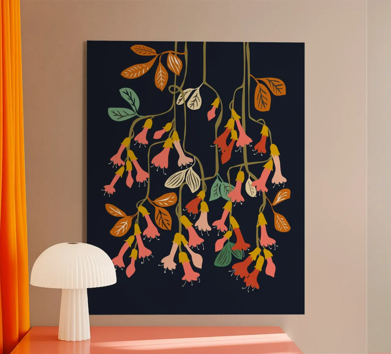 Fuchsia Flower affection plexiglass da annick