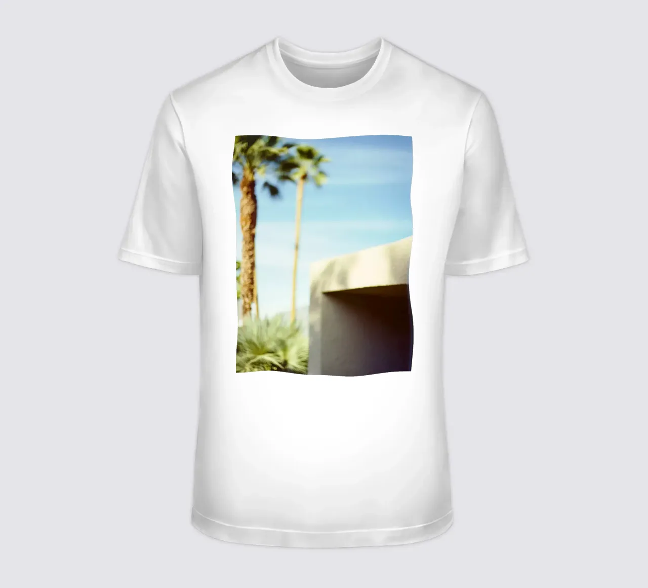 Blue & Palm Spring t-shirt da Minimalistic