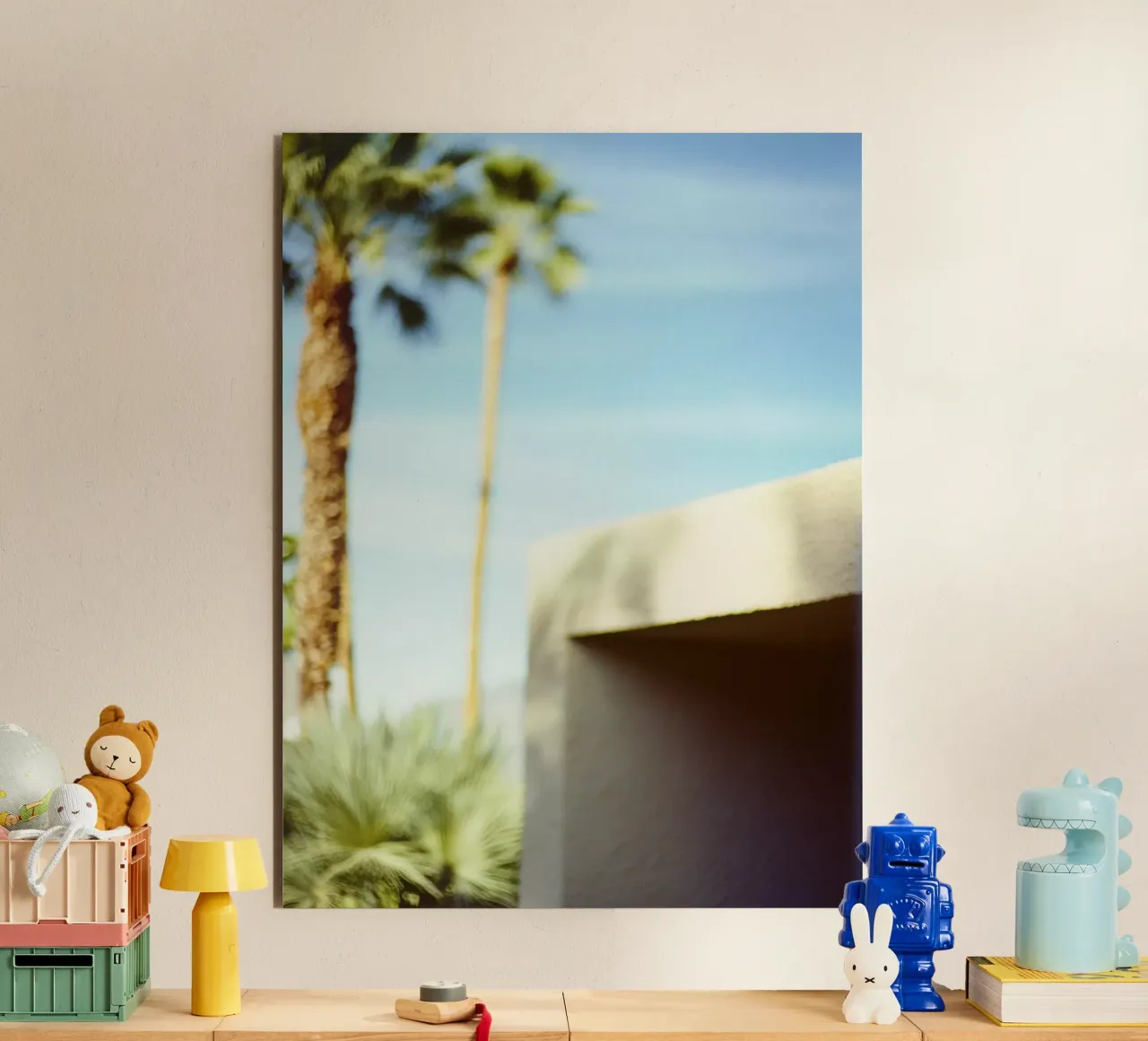 Blue & Palm Spring alluminio dibond da Minimalistic