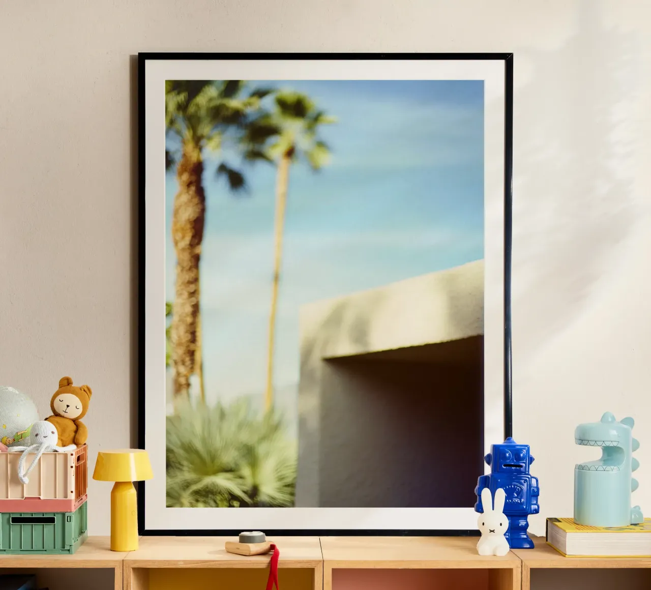 Blue & Palm Spring carta hahnemühle da Minimalistic