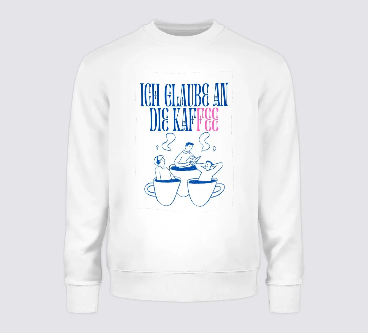 Ich glaube an die Kaffee felpa da Flosters