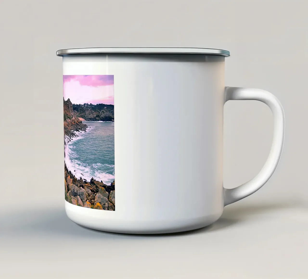 COSTA SELVAGGIA. tazza in smalto da THIERRY VOBMANN.MY BEST PHOTOS.