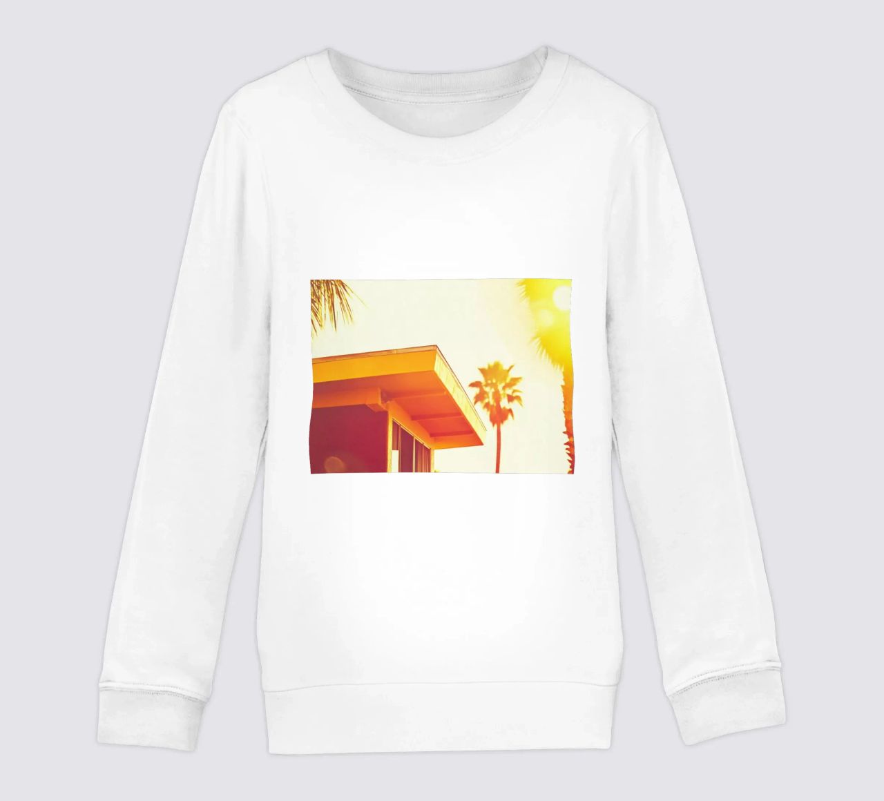 Yellow & Palm Spring felpa bambino da Minimalistic