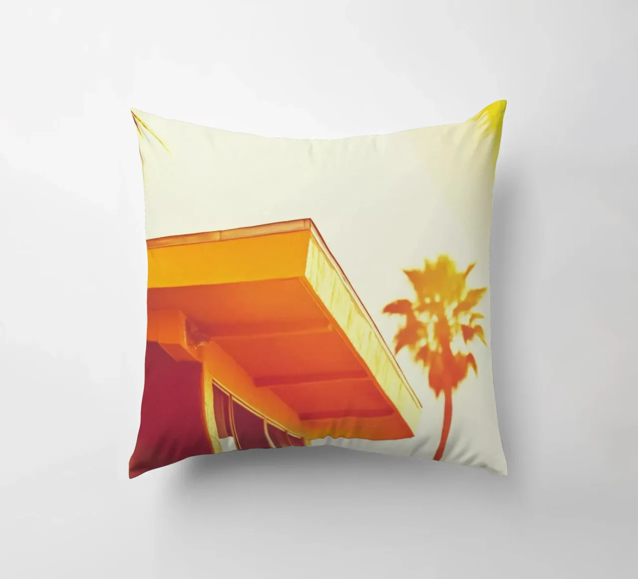 Yellow & Palm Spring cuscino da Minimalistic