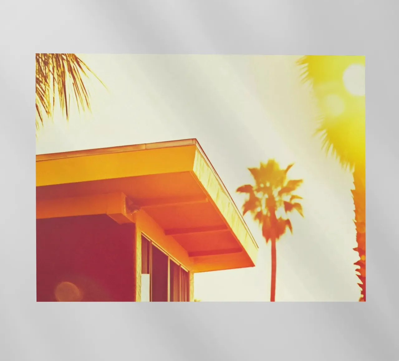 Yellow & Palm Spring pellicola backlit da Affiches Minimalistes