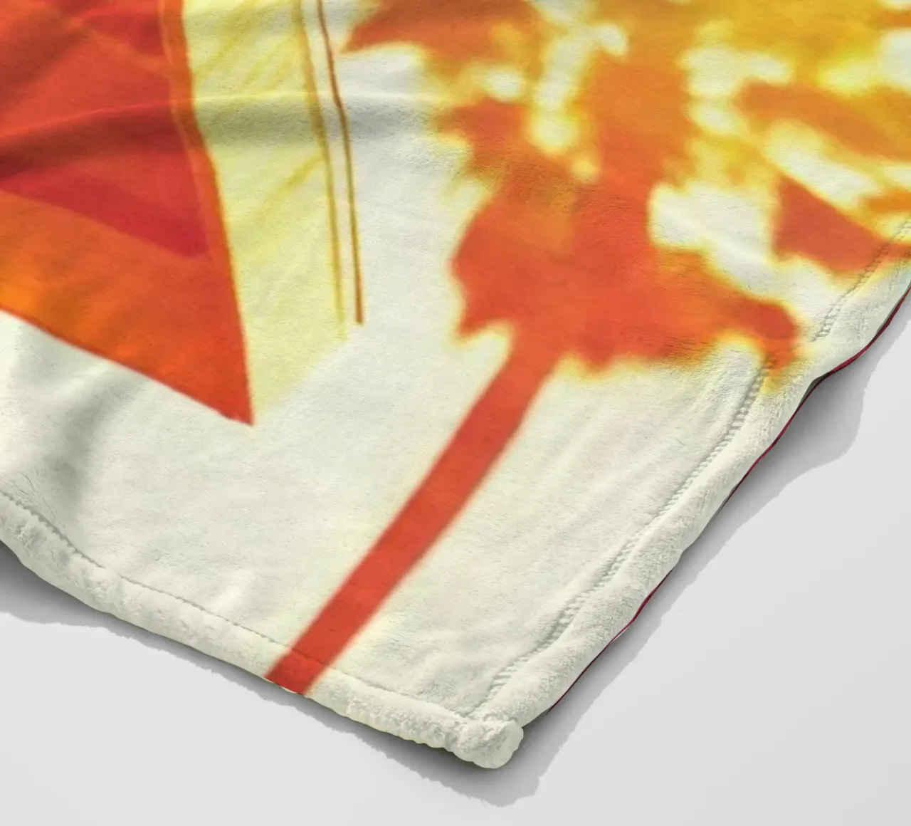 Yellow & Palm Spring coperta in pile da Minimalistic