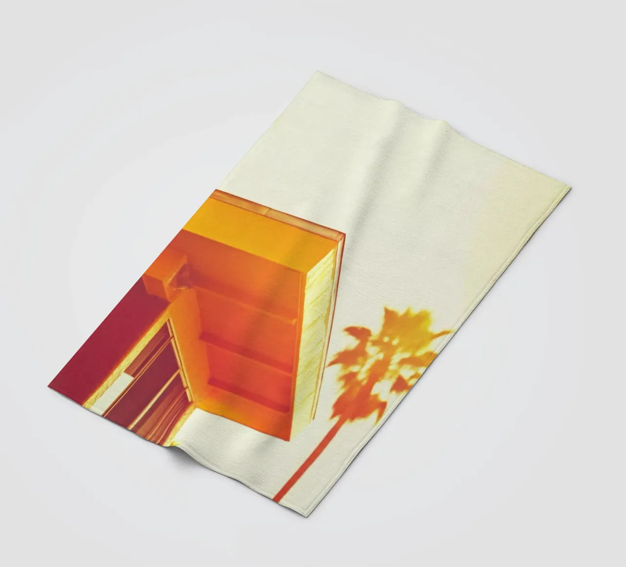 Yellow & Palm Spring coperta in pile da Minimalistic