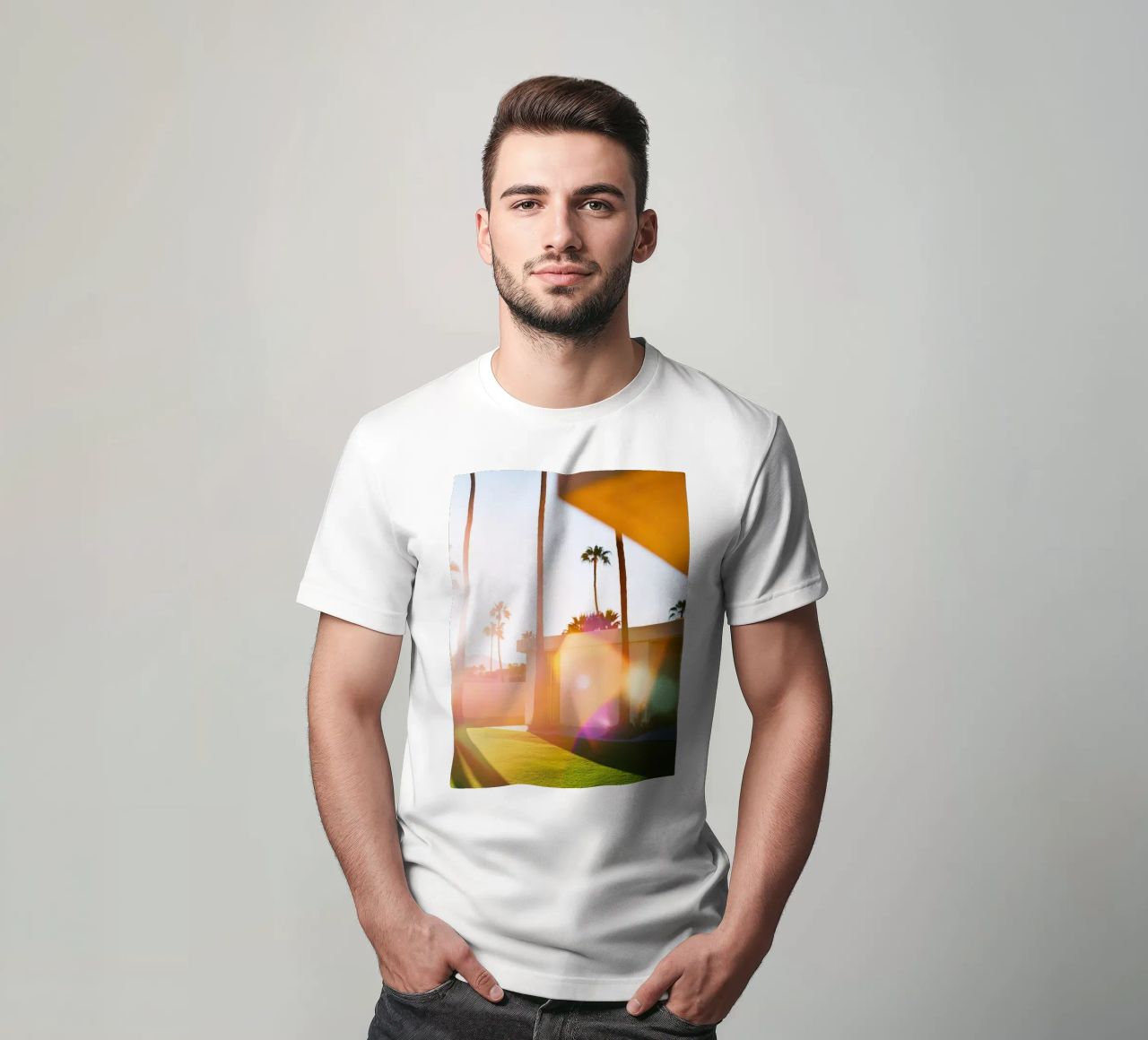 Flou & Palm Spring t-shirt da Minimalistic