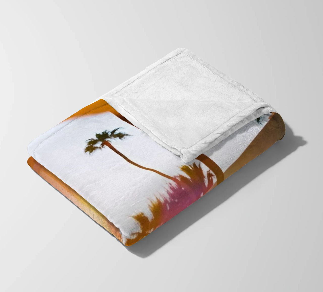 Flou & Palm Spring coperta in pile da Minimalistic