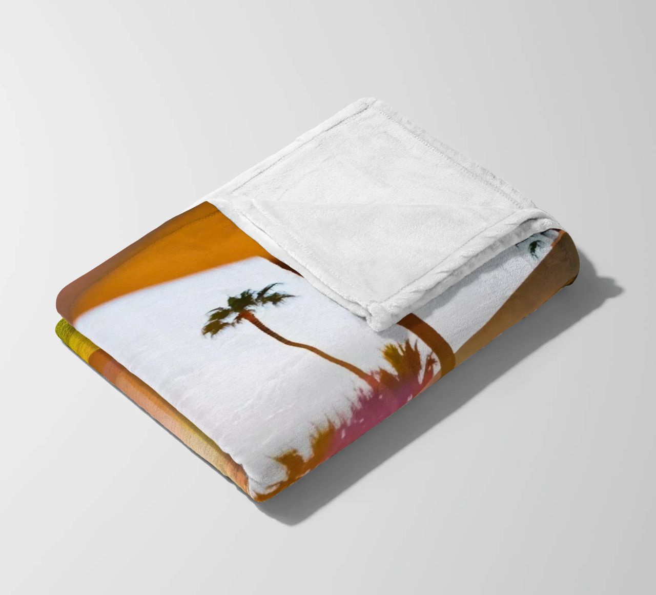 Flou & Palm Spring coperta in pile da Minimalistic