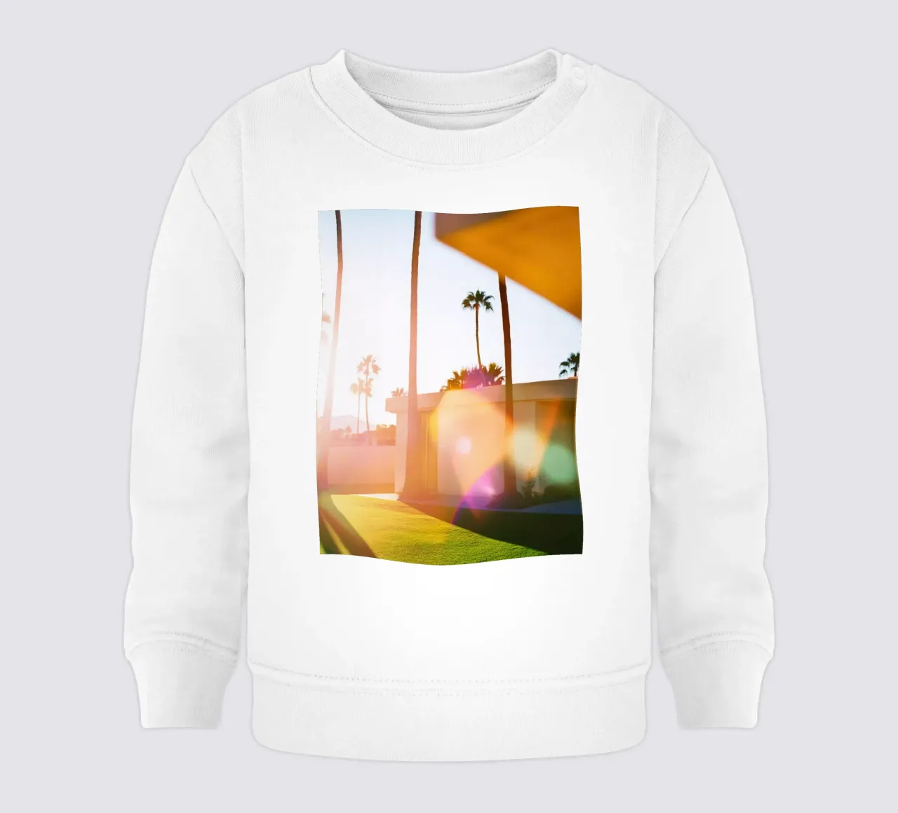 Flou & Palm Spring baby sweatshirt van Minimalistic