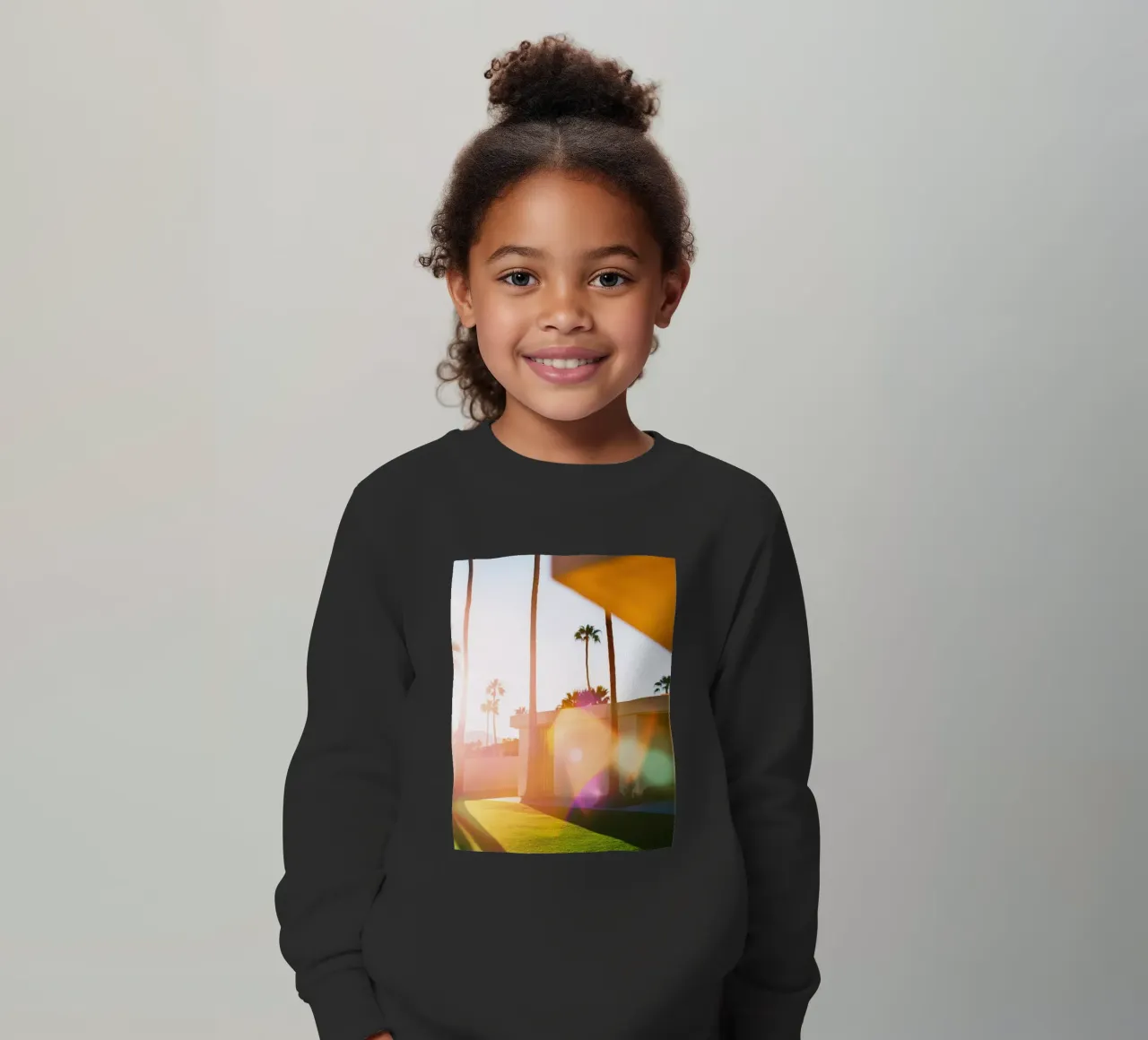 Flou & Palm Spring felpa bambino da Affiches Minimalistes