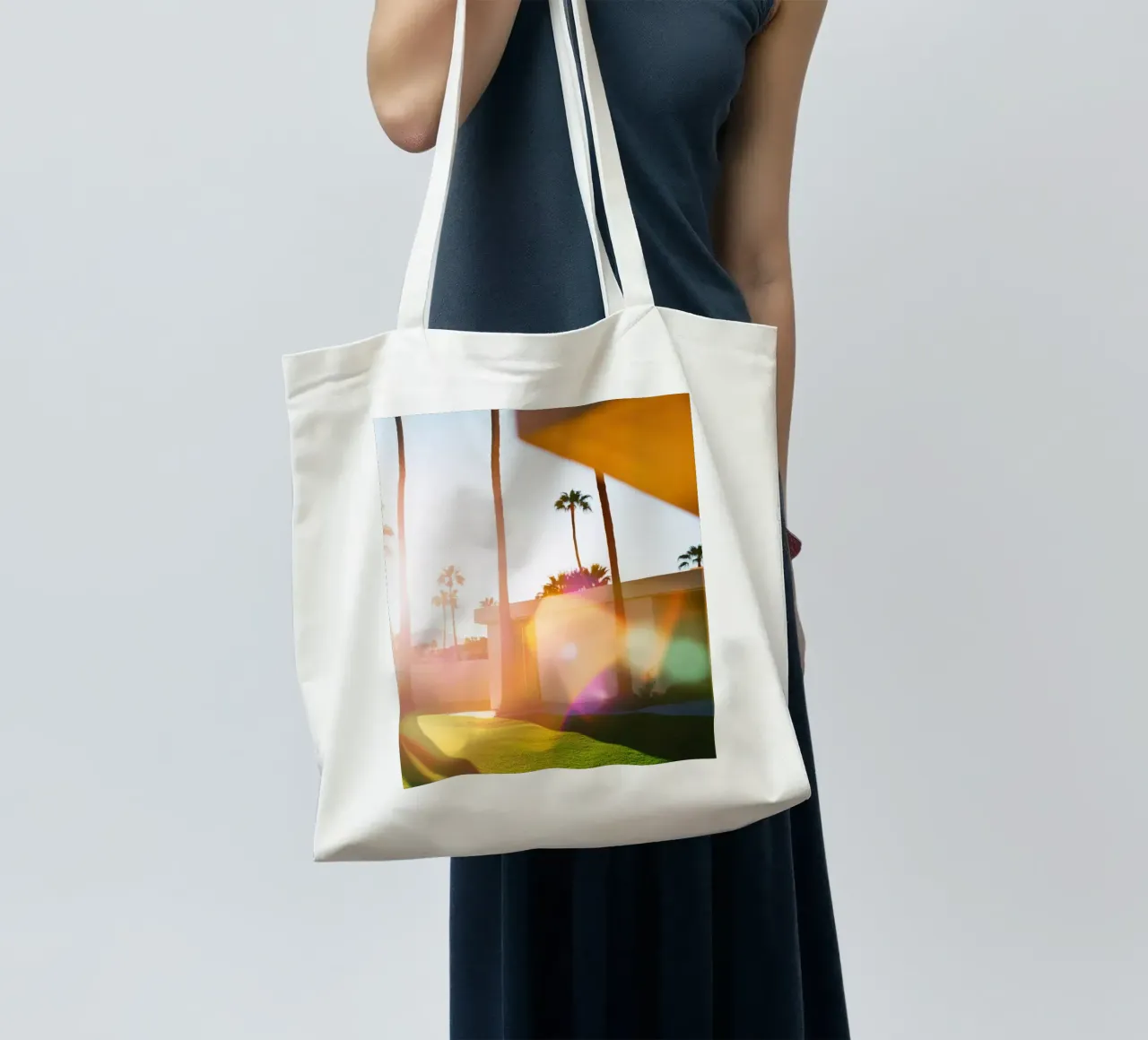 Flou & Palm Spring borsa in juta da Minimalistic