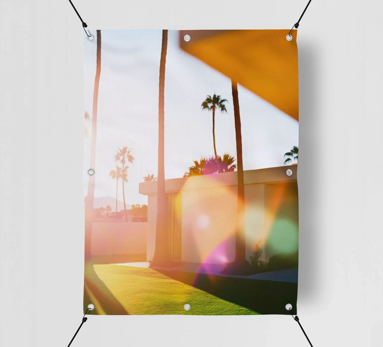 Flou & Palm Spring telo in pvc da Minimalistic