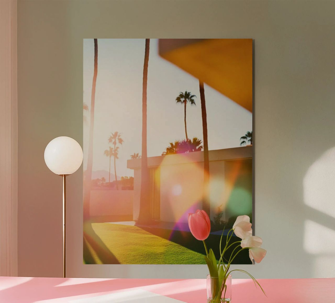 Flou & Palm Spring alluminio dibond da Minimalistic