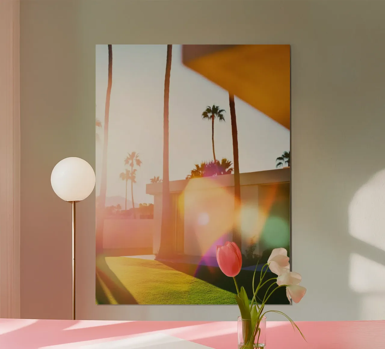 Flou & Palm Spring hahnemühle de Affiches Minimalistes