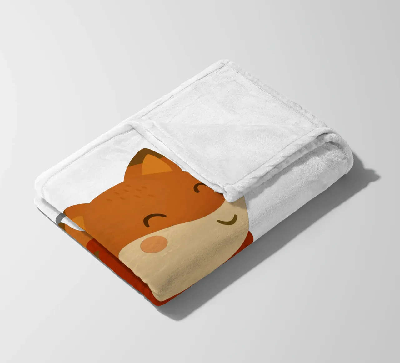 Simpatica volpe in maglione con cuore coperta in pile da NA/MO