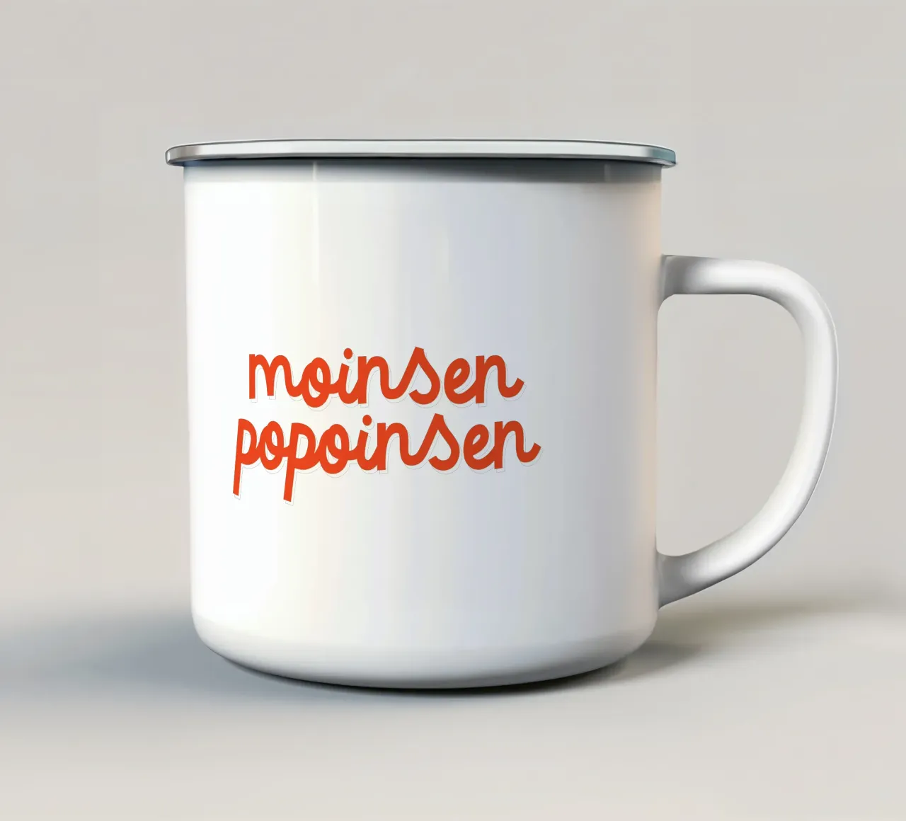 Moinsen tazza in smalto da studio stine