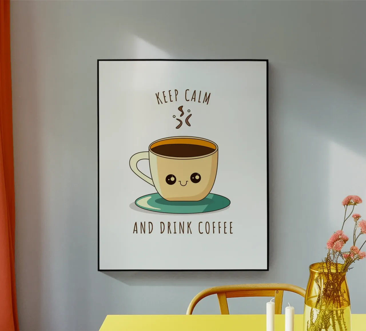 KEEP CALM acryl van COFFEE CLUB