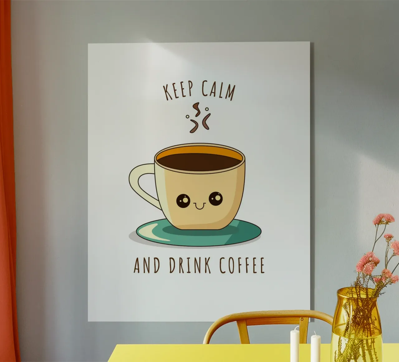 KEEP CALM acryl van COFFEE CLUB