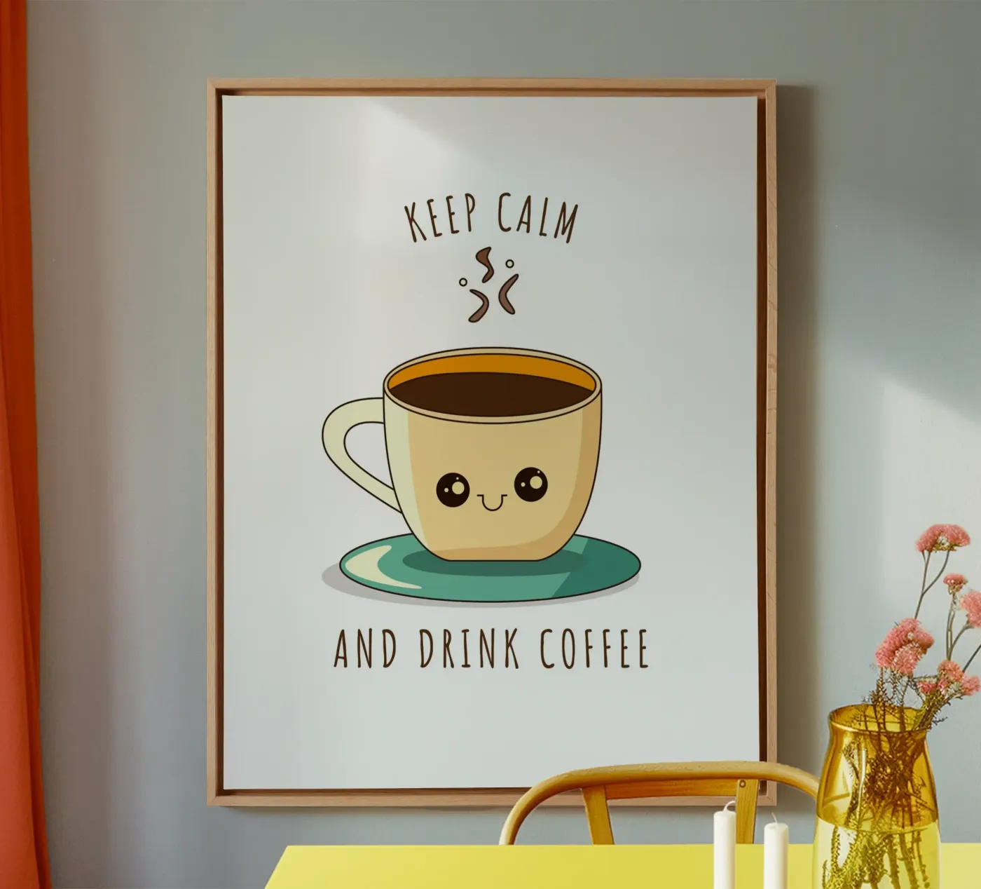 KEEP CALM tela da COFFEE CLUB