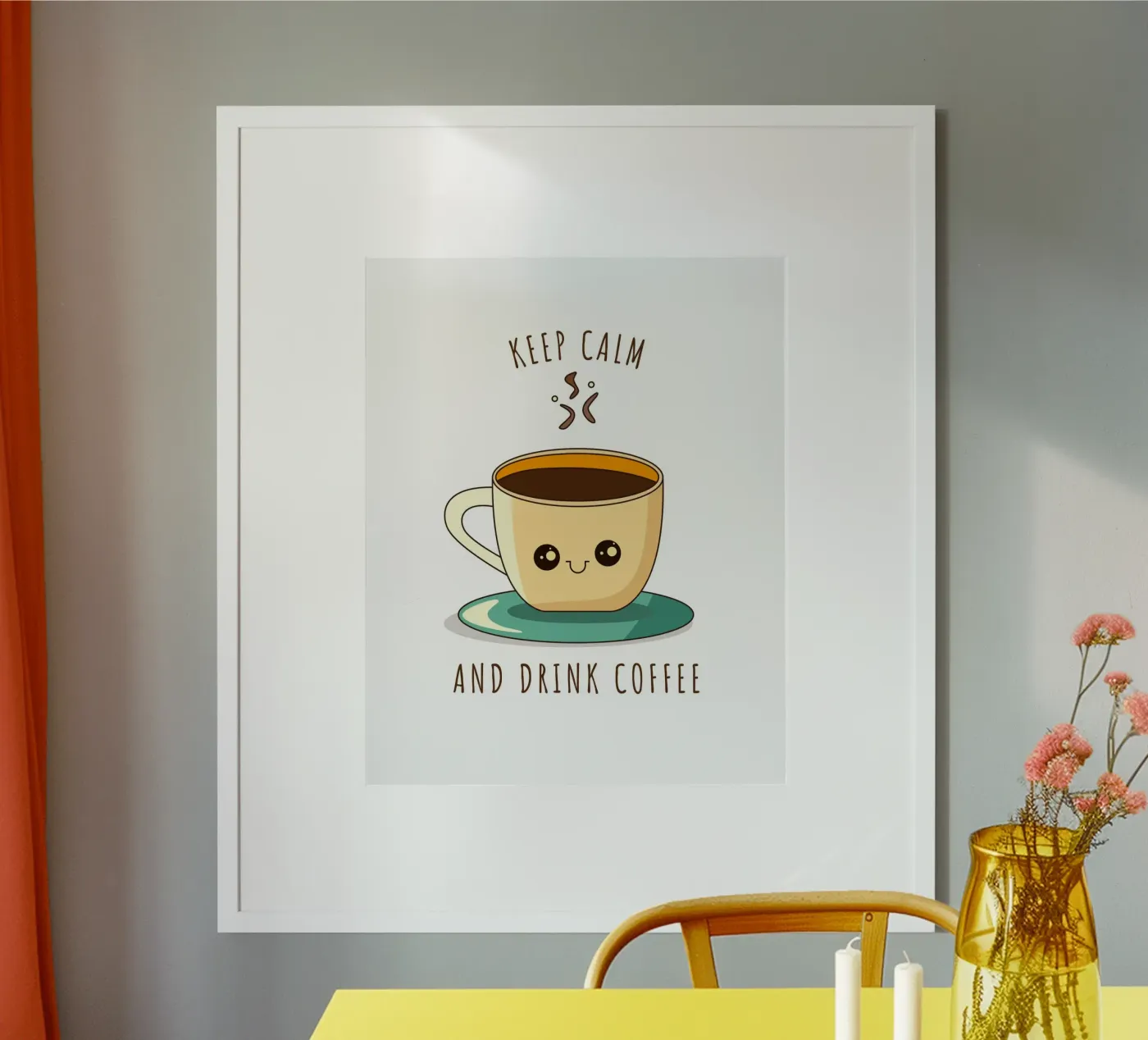 KEEP CALM Poster von COFFEE CLUB