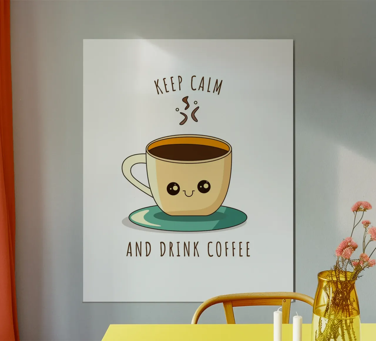 KEEP CALM poster van COFFEE CLUB