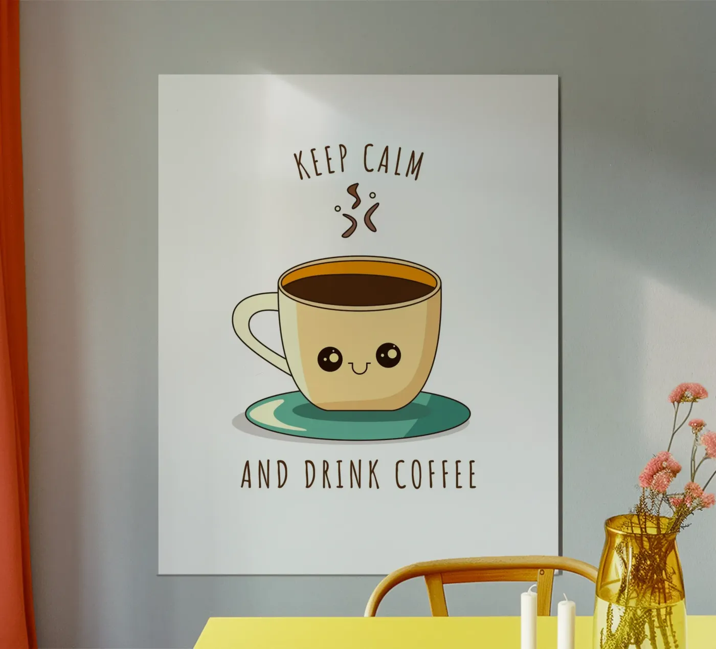 KEEP CALM Poster von COFFEE CLUB