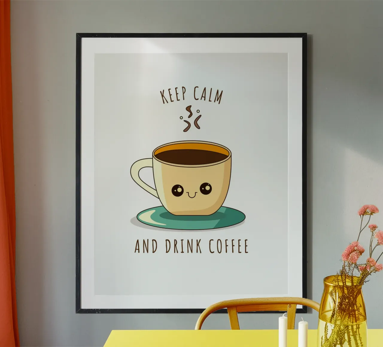 KEEP CALM poster van COFFEE CLUB