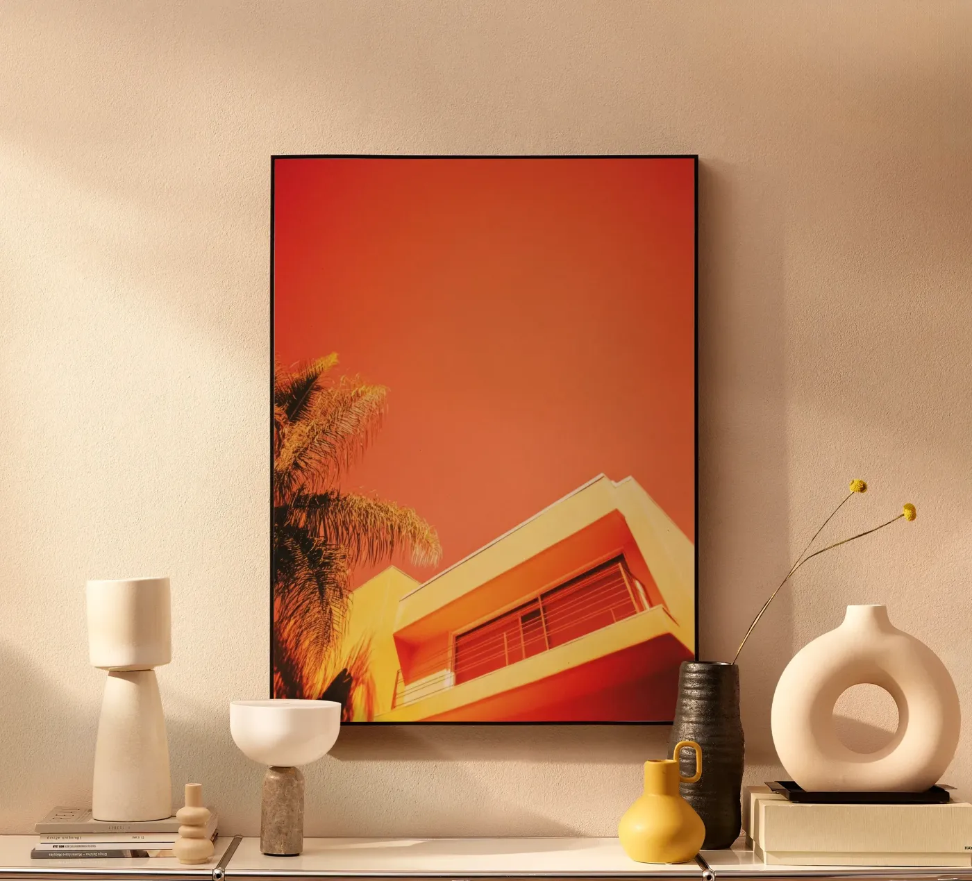 Red Los Angeles plexiglass da Affiches Minimalistes