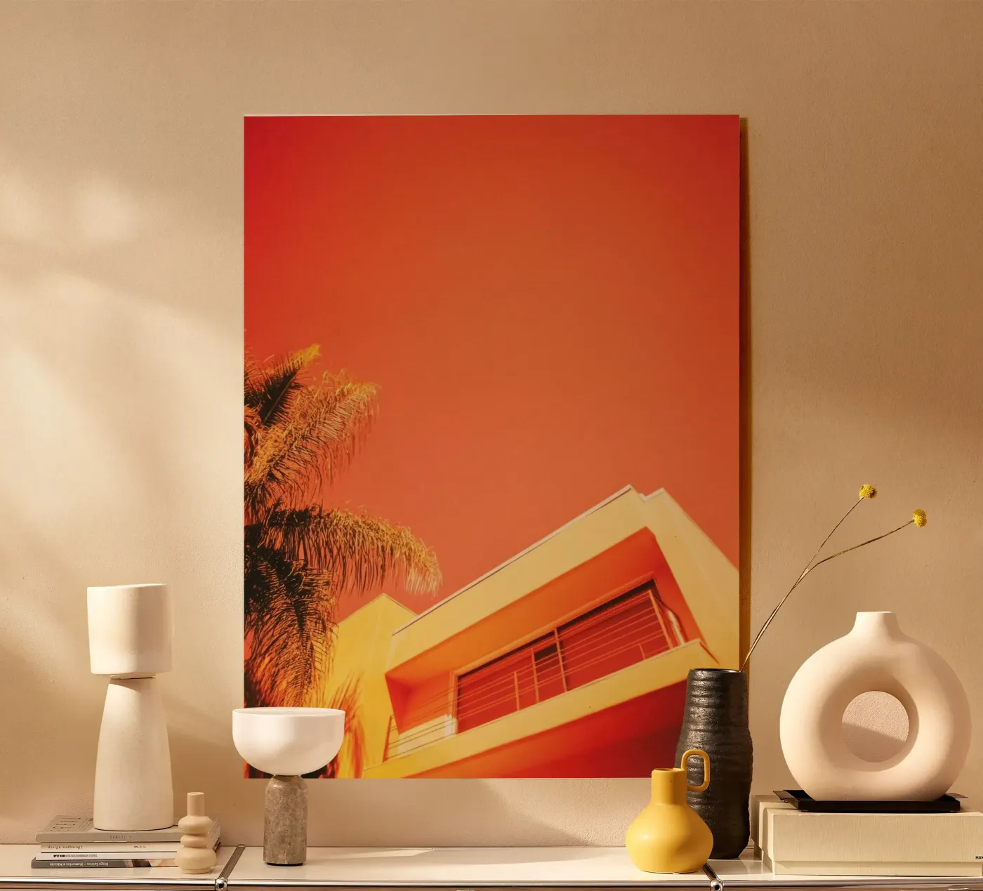 Red Los Angeles plexiglass da Affiches Minimalistes