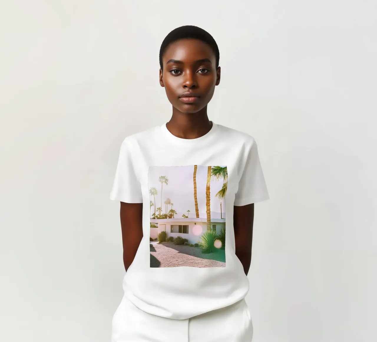 Palm Spring House t-shirt da Affiches Minimalistes