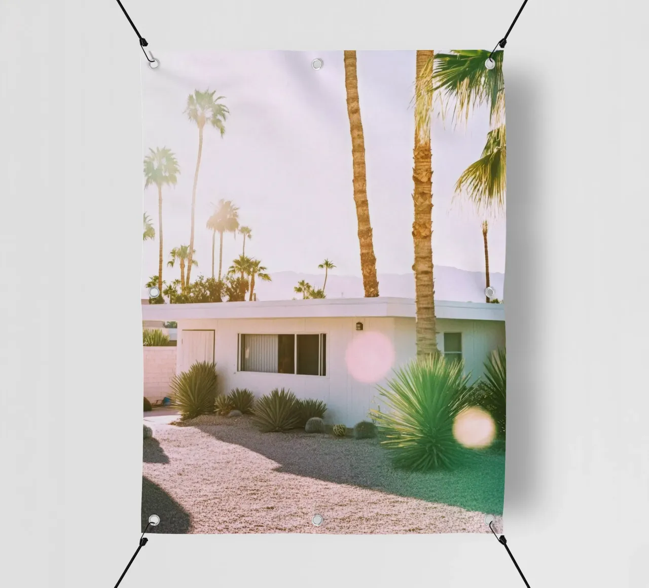 Palm Spring House telo in pvc da Minimalistic
