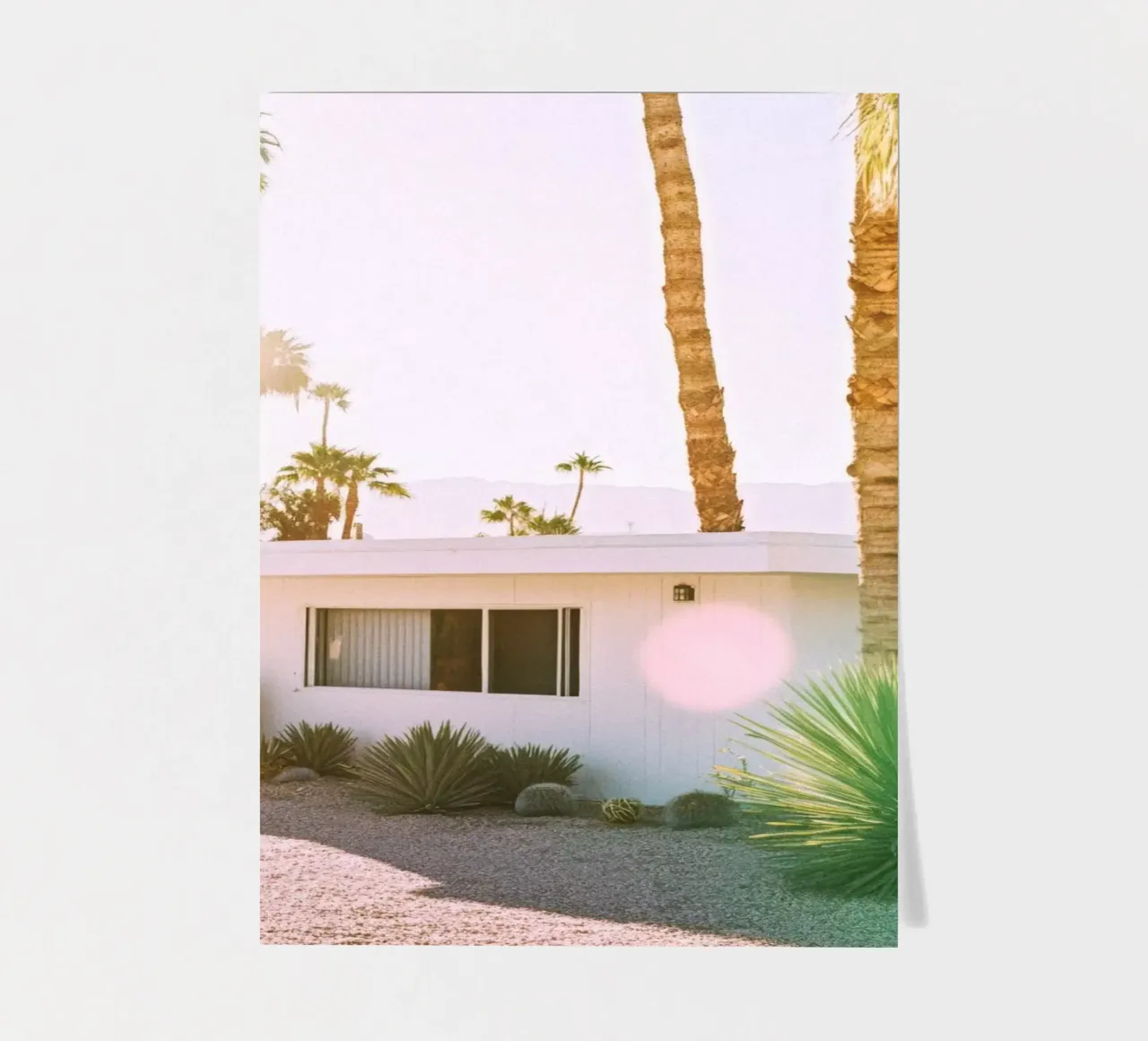 Palm Spring House Stickerbogen von Affiches Minimalistes