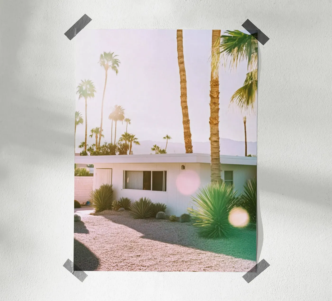 Palm Spring House poster da Affiches Minimalistes