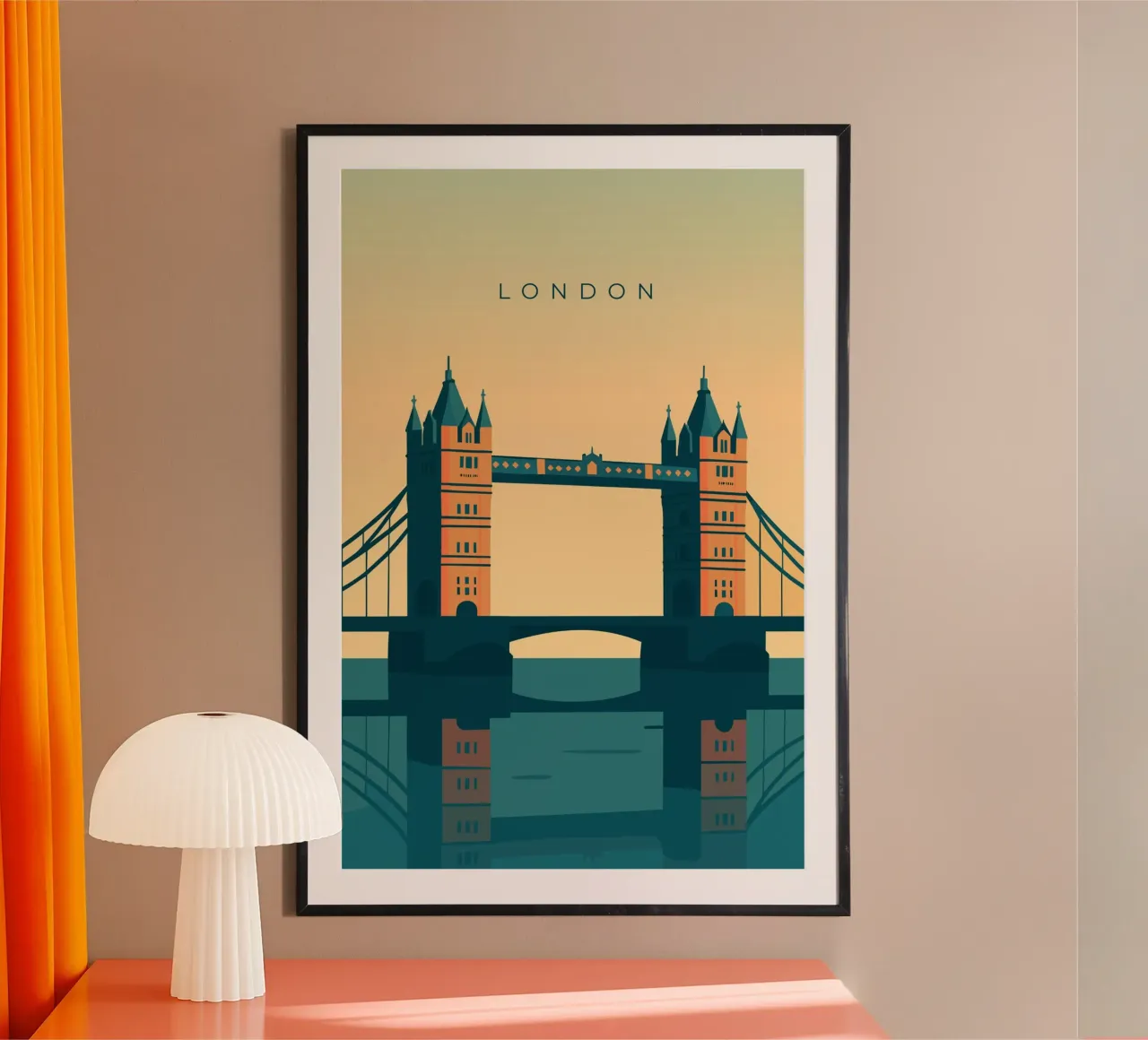 London poster da minimalist designs
