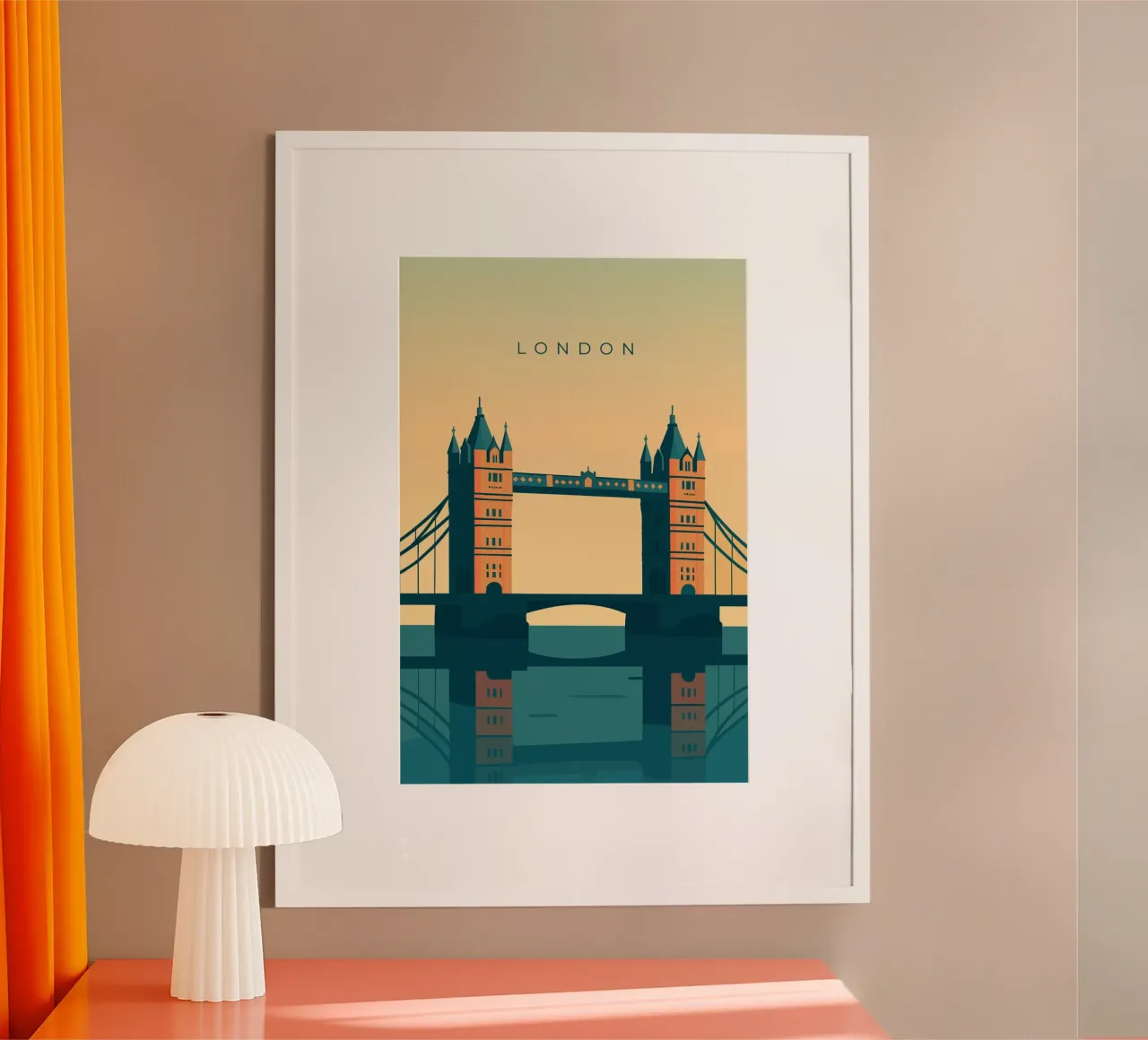London poster da minimalist designs