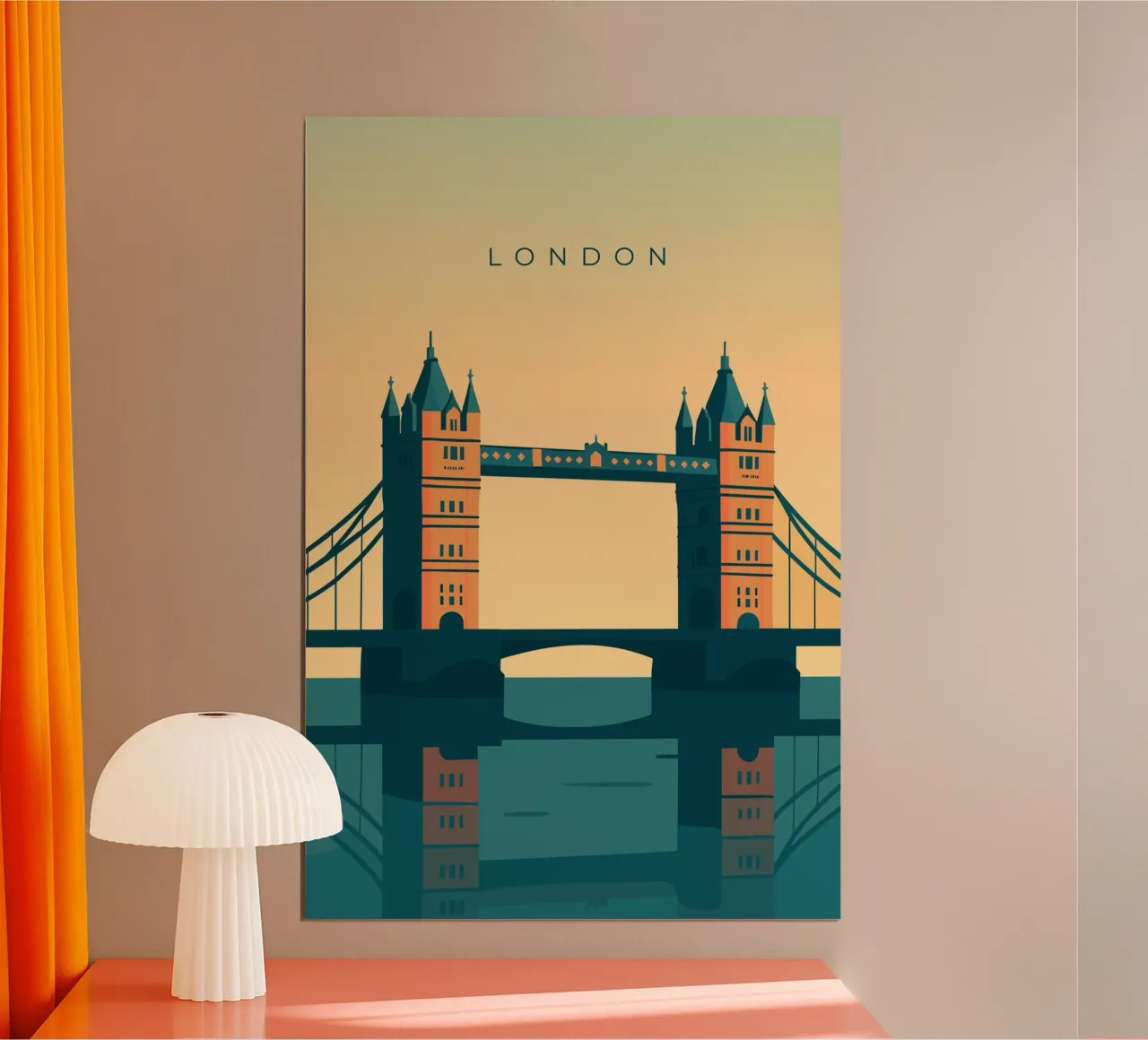 London poster da minimalist designs