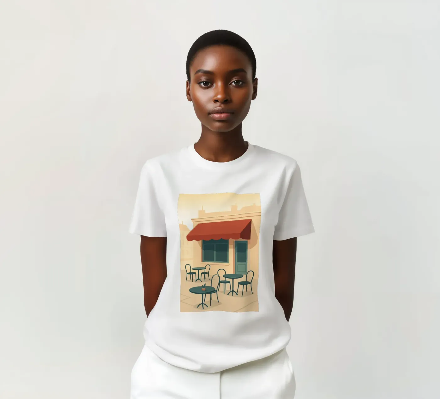Café t-shirt da minimalist designs