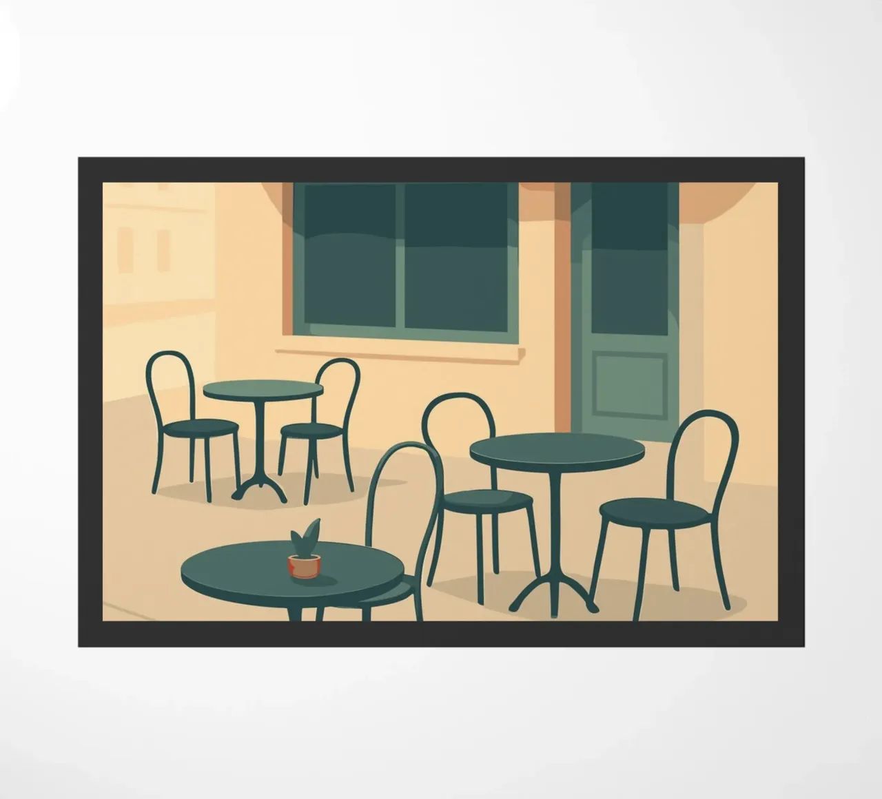 Café Fußmatte von minimalist designs