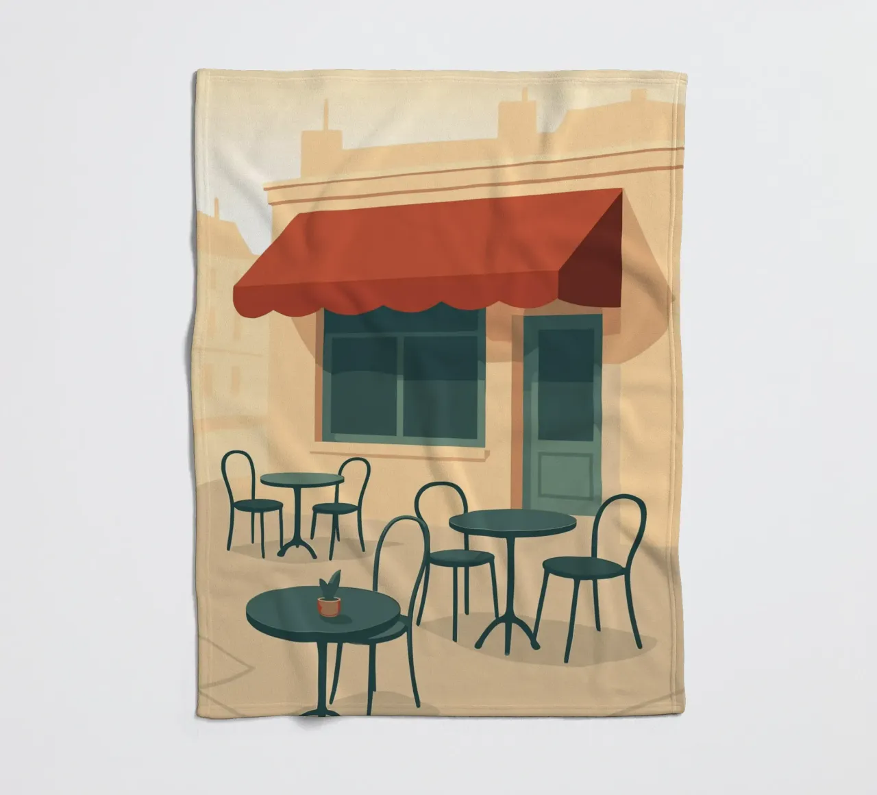 Café Fleecedecke von minimalist designs